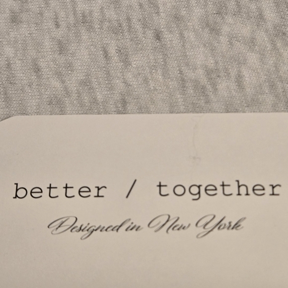 better / together Designed in New York Zip Up Hoodie Women XL Love & Hearts - Picture 11 of 15